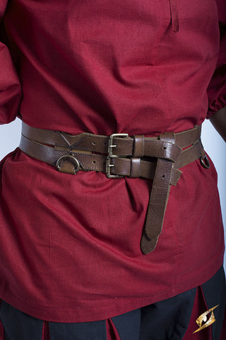 Twin Belt - Brown - 120cm