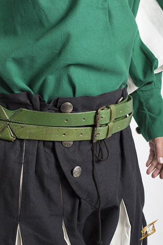 Twin belt - Green - 120cm
