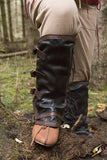 Leather Gaiters - Brown