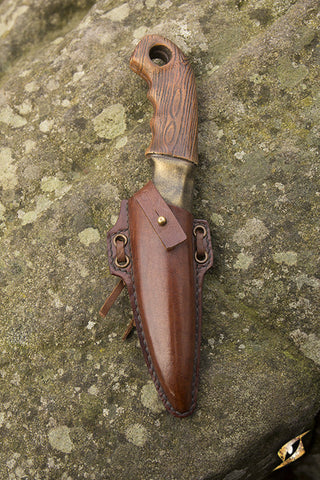 Woodsman Knife Holder - Brown