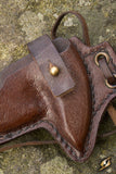 Black Shuriken Holder - Brown