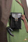 Merchant Suede Bag - Black