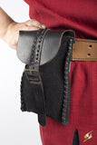 Merchant Suede Bag - Black