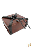 Square Leather Bag - Brown