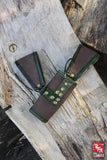 RFB Large Holder - Brown - Green