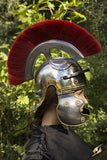 Roman Trooper w. Plume - Red - Medium