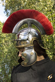 Roman Trooper w. Plume - Red - Medium