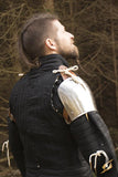 Churburg Shoulders - Polished Steel