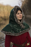 Hood - Fur - Green / Dryad Green