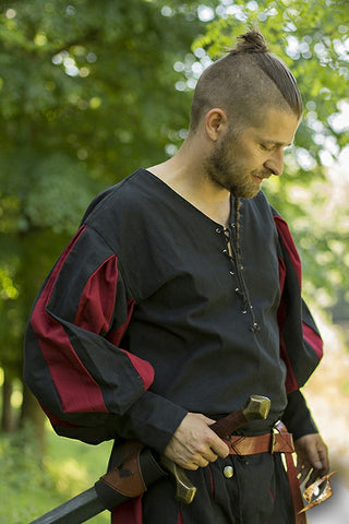 Landsknecht Shirt - Epic Black/Dark Red
