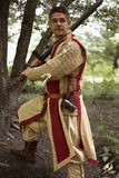 Basic Tabard - Dark Red / Desert Beige