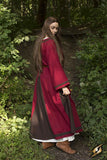 Dress Astrid - Red/Brown