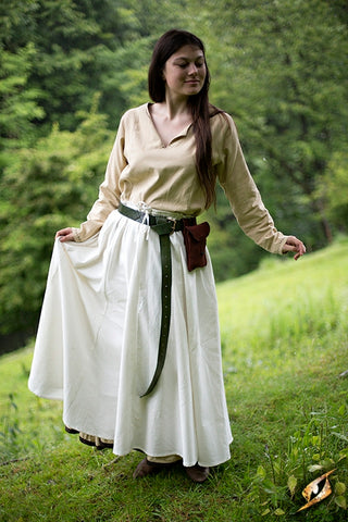 Basic Skirt - Off White - Small - USED