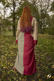 Dress Runa - Dark Red/Dryad Green