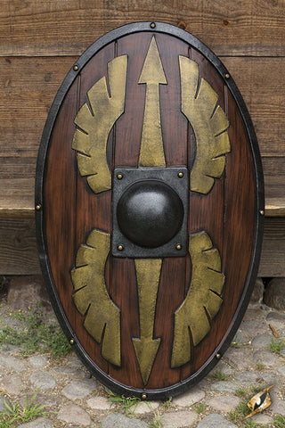 Oval Scutum Shield - Wood