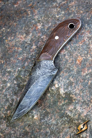 Trappers Knife - Wood - 20 cm