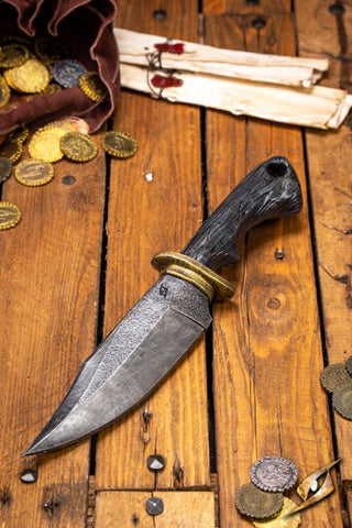 Ranger Knife with Core - Gold - Black - 32 cm