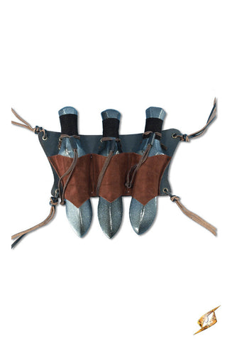 Throwing Knives Holder - 3 - Black/Brown