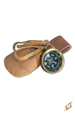 Compass - w. Leather Pouch