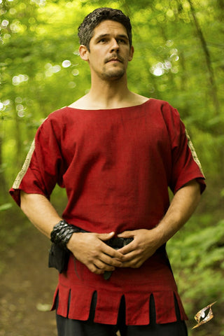 Roman Tunic - Dark Red