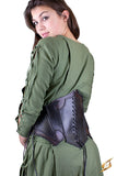 Dark Elf Corset - Black - Brown