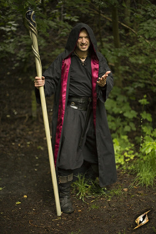 Magician Robe - Epic Black/Maroon
