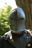 Visored Barbuta Epic Dark