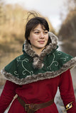 Hood - Fur - Green / Dryad Green