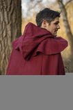 Cloak Wool - Dark Red