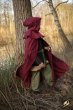 Cloak Wool - Dark Red