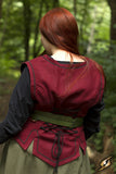 Ladies Vest - Dark Red