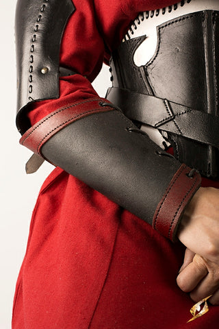 Bracers Warrior - Black/Red