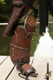 Orc Brute Greaves - Brown