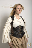 Rogue Corset - Black/Brown