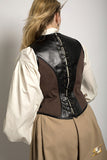 Rogue Corset - Black/Brown