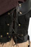 Female Leather Armour Black