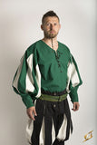 Landsknecht Shirt - Green/Off-white