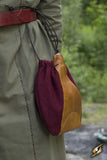 Merchant Purse - Red/Brown