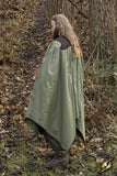 Cape Edrahil - Dark Brown / Dryad Green - One Size