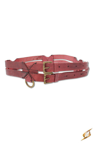 Twin belt - Red - 120cm