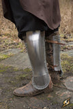 Persian Greaves - Polished Steel