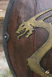Viking Dragon Shield - Wood