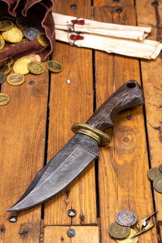 Ranger Knife with Core - Brown/Gold - 32 cm