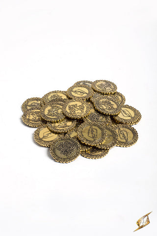 Coins - Gold Dragon - 30 pcs