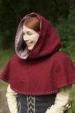 Hood - Medieval - Dark Red